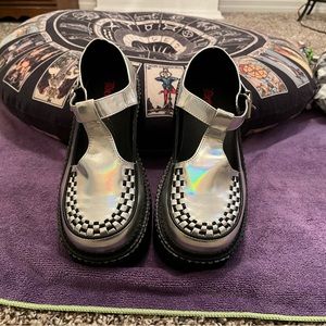 HOLOGRAPHIC Demonia Creepers sz 8